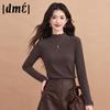 Women's Lettuce-Edge Mock Neck Thermal Base Layer