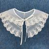 Girl Applique For Women Embroidered Apparel Sewing Lace Neckline Clothing Decoration Fake Collar