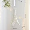 Christmas Bow Ornament Sparkling White Christmas Bell Christmas Star Ornament Festive For Party Decoration Holiday Celebration