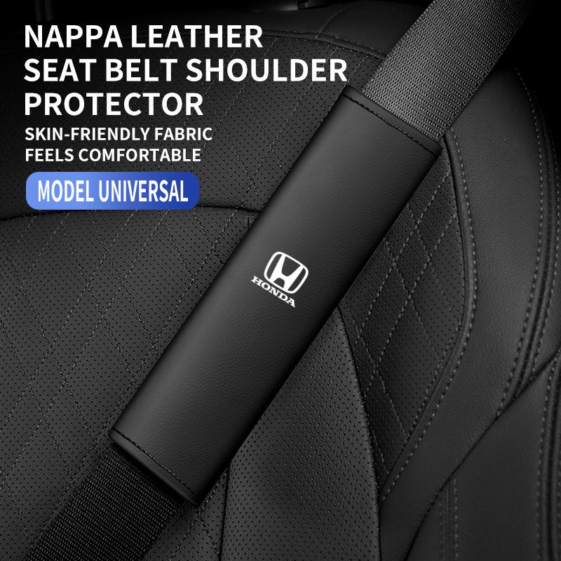 2pcs Car Safety Belt Shoulder Protection Cover Car accessories For Honda Civic xrv hrv crv brv City Accord Fit Jazz Insight