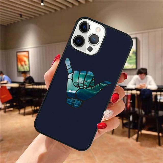 Surfer Surf Hang Loose Shaka Phone Case Cover For Apple 16 Plus iPhone 17 Air 16 15 14 11 12 13 Pro Max Coque