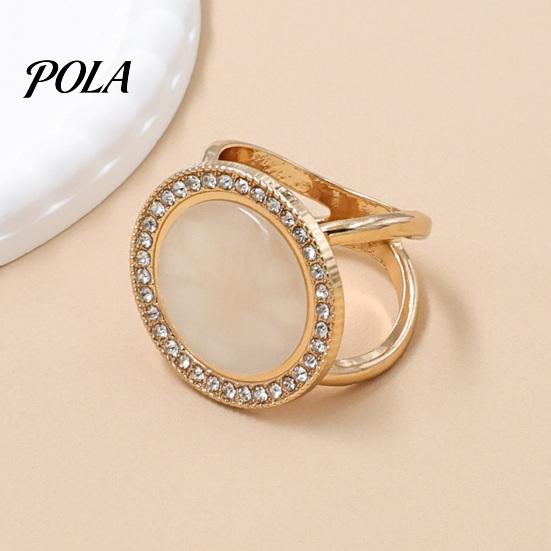 Rhinestone Scarf Ring Round Ring, Sparkling Slide Decorative Clip Holder for Women Neckerchiefs Silk Scarves Shawls Shirts Lightweight