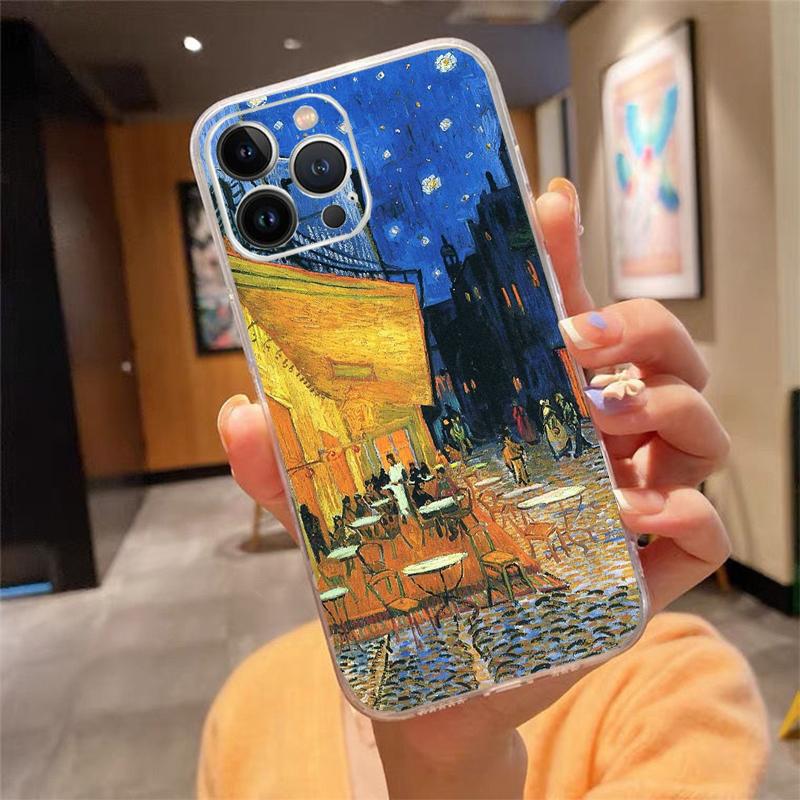 Vincent Van Gogh Art Phone Case For iPhone 17 Pro Max Air 16 15 14 13 Pro Max 15 16 Pro 15Plus