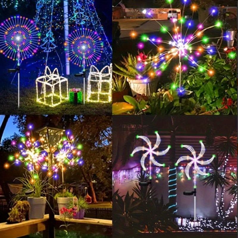 Solar LED Garden Lights - 8 lighting modes,colorful color-changing decorative lights,energy saving,garden lighting,stylish design,durable construction