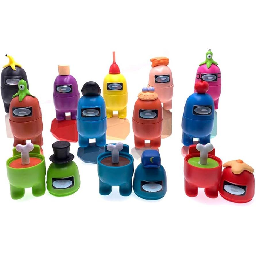 Hot Figures Toys for Game PVC Space Figures Model Toys Cake Topper DecorationsGifts Free 50pcs Stickers and Bag (Set E)