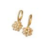 1pair Shiny Faux Pearl Zirconia Pendant Earrings For Teen Girls Exquisite Elegant Party Commemorative Gift