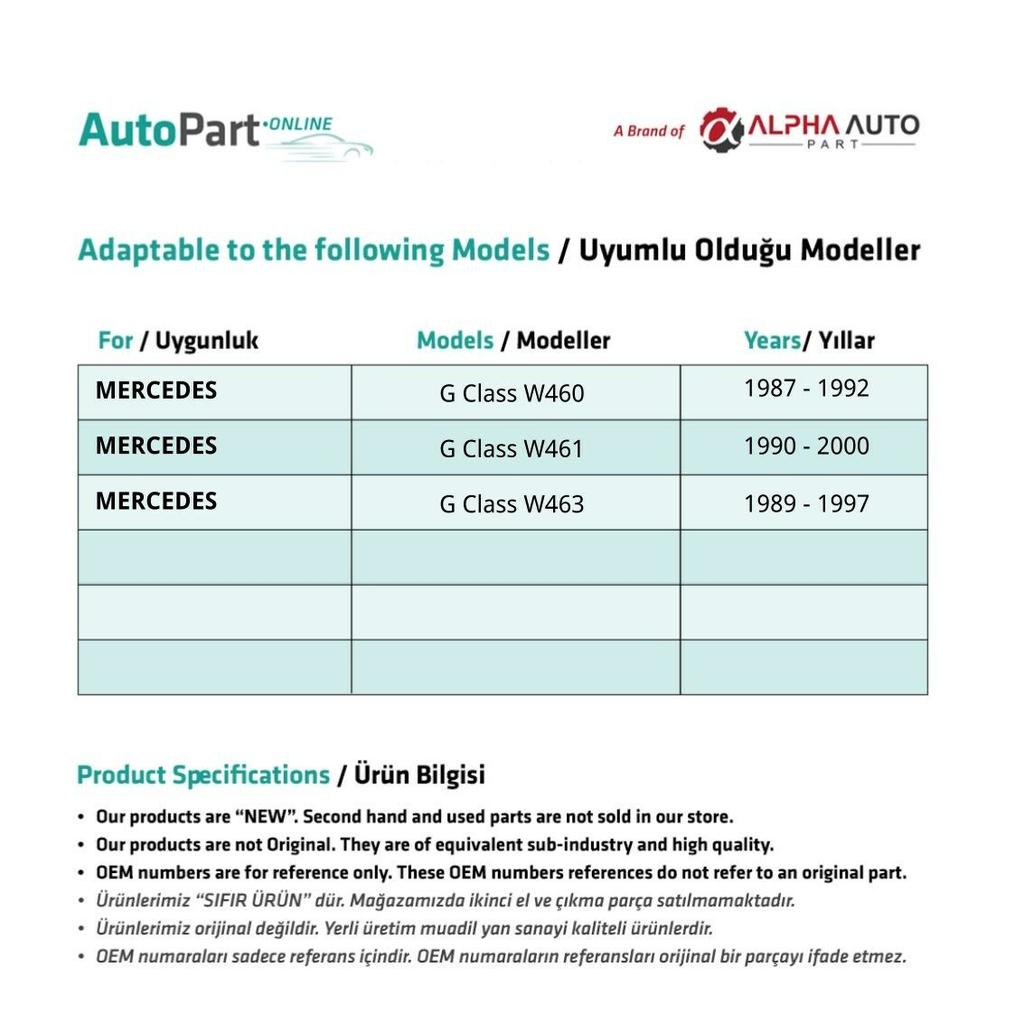 4-Piece Door Lock Guide Bushing for Mercedes A Class W168