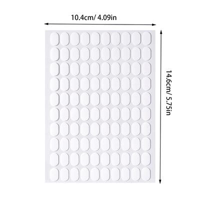 200Pcs Nail Adhesive Sticker Nail Stand Double Sided Tape For False Nails Display Stand Manicure Tips Show Stand Holder Tools