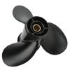 Boat Motor Propeller 3 Blades 14 Spline Teeth Right Rotation Aluminum Alloy for 9.9‑20HP Outboard Engines