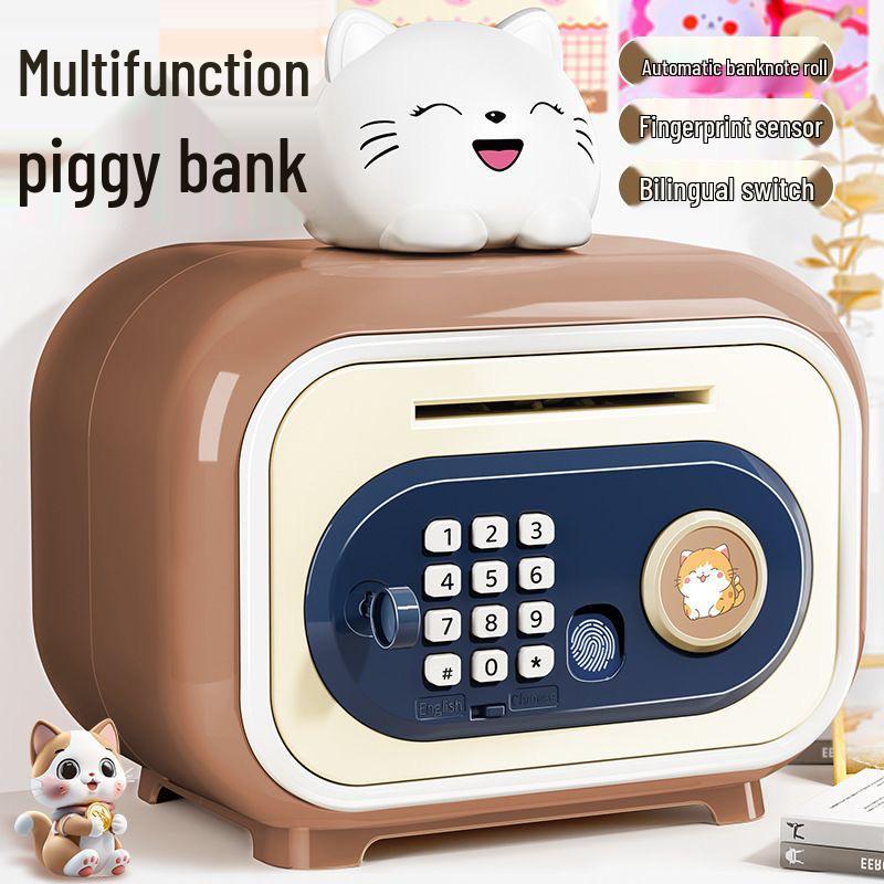 Child's Durable Password Piggy Bank - Large, Drop-proof, Removable & Stylish Gift Toy