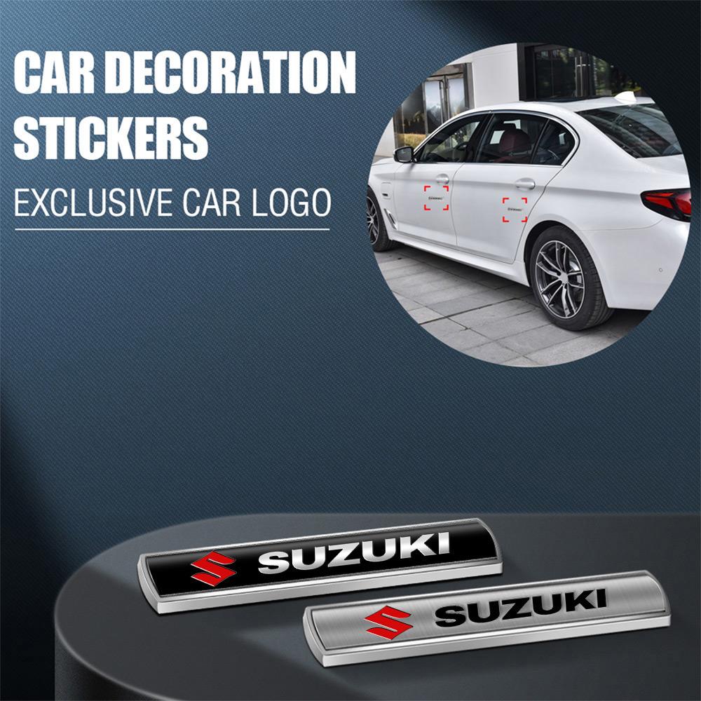 AAGM1 1Pcs 3D New Metal Alloy Badge Body Fender Stickers Auto  Accessories For Suzuki Alto AX100 Liana Gsxr 600 750 Celerio Cross