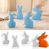 Silicone Rabbits Mould Nonstick Surfaces Easy Demolding For Candle Soap Making Holiday Projects