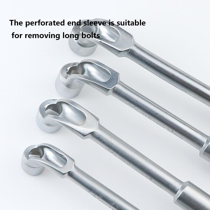 CRV Steel L Type Socket Spanner L Wrench 6 Point Hand Tools Automotive Mechanical Tool 8 10 12 13 14mm