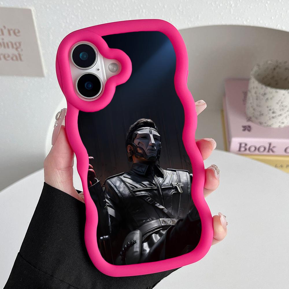 

Game Delta Force Wavy Edge TPU Mobile Phone Case for iPhone 17 16 15 14 13 12 11 Air Pro Max Plus Colorful Cover iPhone17 Pro