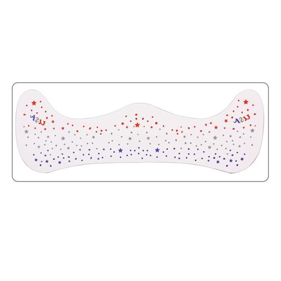 Waterproof Freckle Tattoos Stickers, USA Flag Face Stickers for Independence Day, Patriotic Temporary Body Art for Women Girls, Party Makeup
