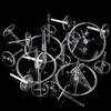 Clear Plastic Figurine Holder for Cake Decorations, Birthday Scene Accessories