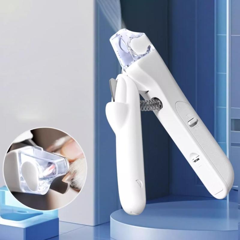 Dogs Nail Trimmer with LED Light Scratching LED Light Home Use Pet Nail Trimmer Nail Trimming Prevents Splitti