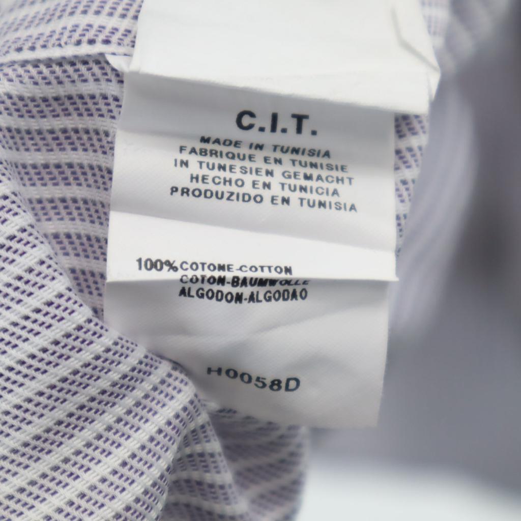 Armani Collezioni Long Sleeve Cotton Shirt 40 White System Men's Used