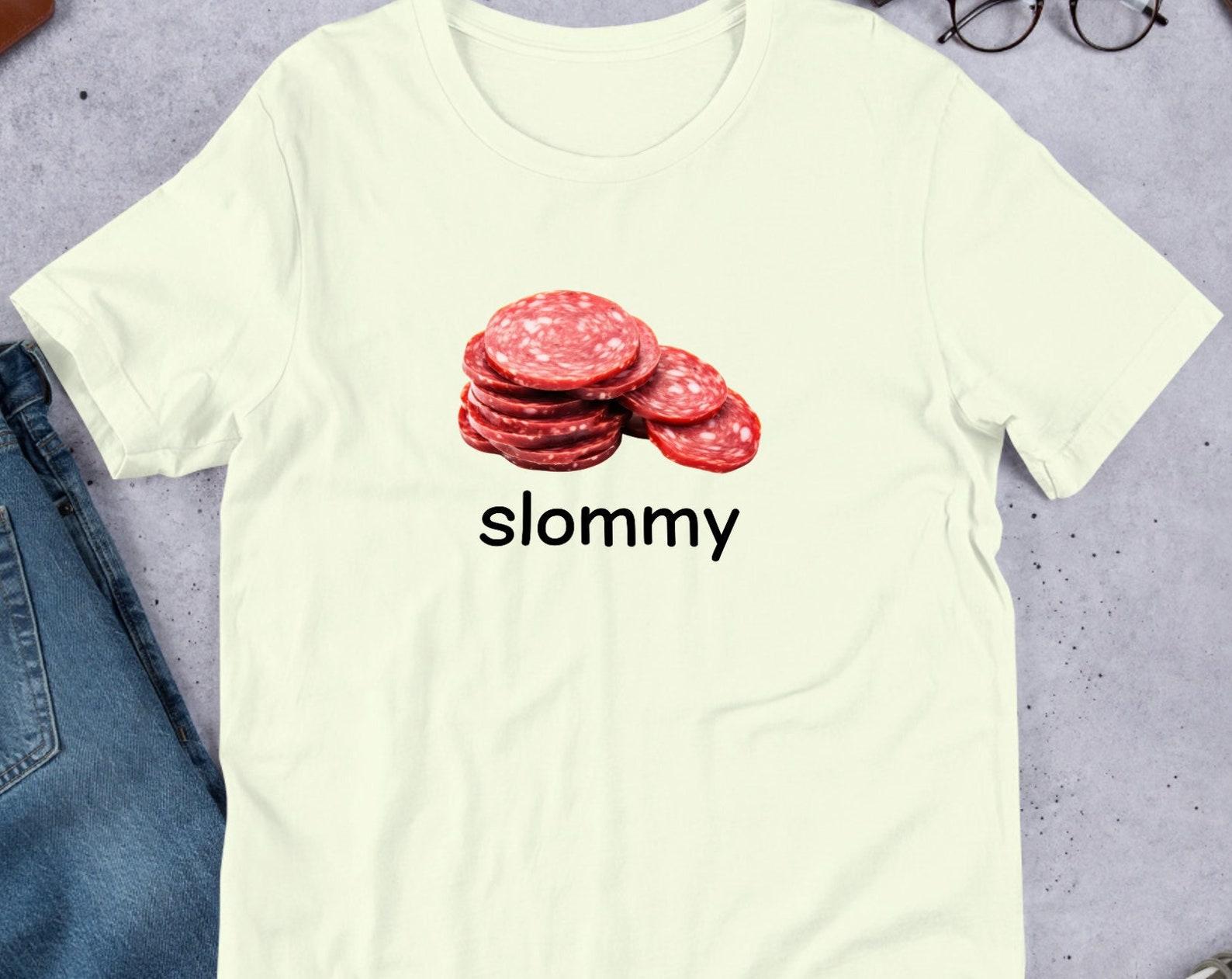 Slommy Salami, Funny Meme Shirt, Ironic Shirt, Shirt Joke Gift, Oddly Specific, Unhinged Shirt, Cursed, Gag Gift, Cringey Shirt M