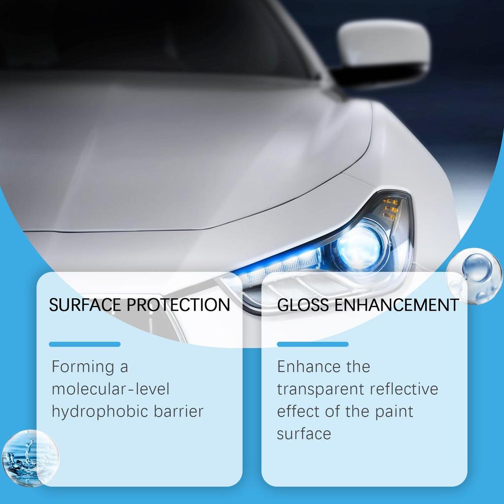 Homonth Car Multi Functional Coating Spray Paint Renewal Anti Pollution Gloss Enhancement Paint Film Protective Agent Repair Optimizer 120ML