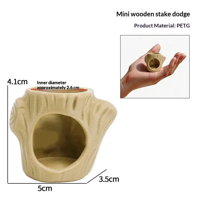 1Pc Betta Fish Hideout Cave Aquarium Small Fish Shrimp Breeding Shelter Mushroom Tree Trunk House Fish Tank Landscape Decoration
