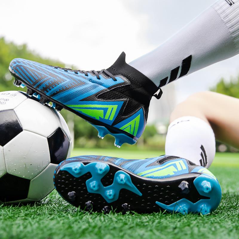 

Размер 48, большой размер, футбольные бутсы, мужские, высокие, новые, детские, тренировочные, длинные ногти, сломанные ногти, искусственная трава, спортивная обувь 48