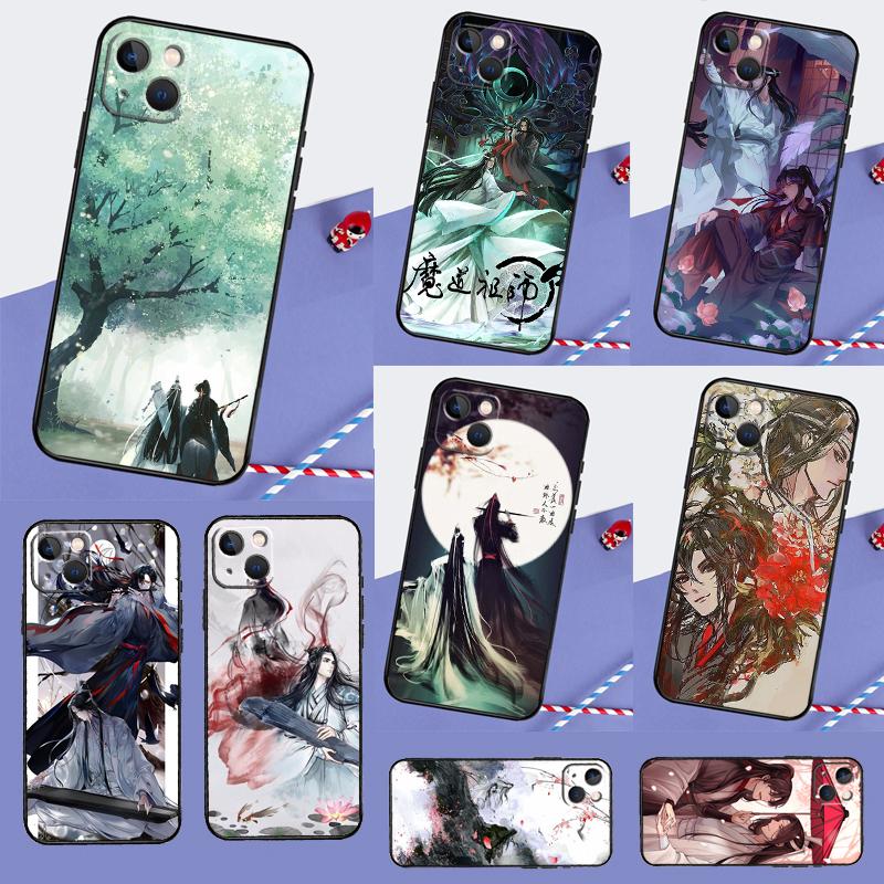 Mo Dao Zu Shi Anime Phone Case For iPhone 16 Pro 15 Pro 12 13 Mini 11 14 Pro Max XR 16 15 Plus 16e Cover Coque