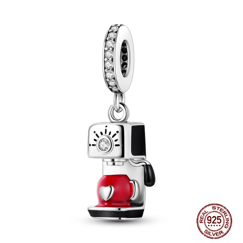 Fits Original Red Colorful Charmscopper Love Heart Bike Travel Race Car For Women Bracelet Christmas Gift Beads Diy Jewelry