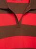 Maglione a coste a righe rosse stile europeo per donna (Autunno 2025)