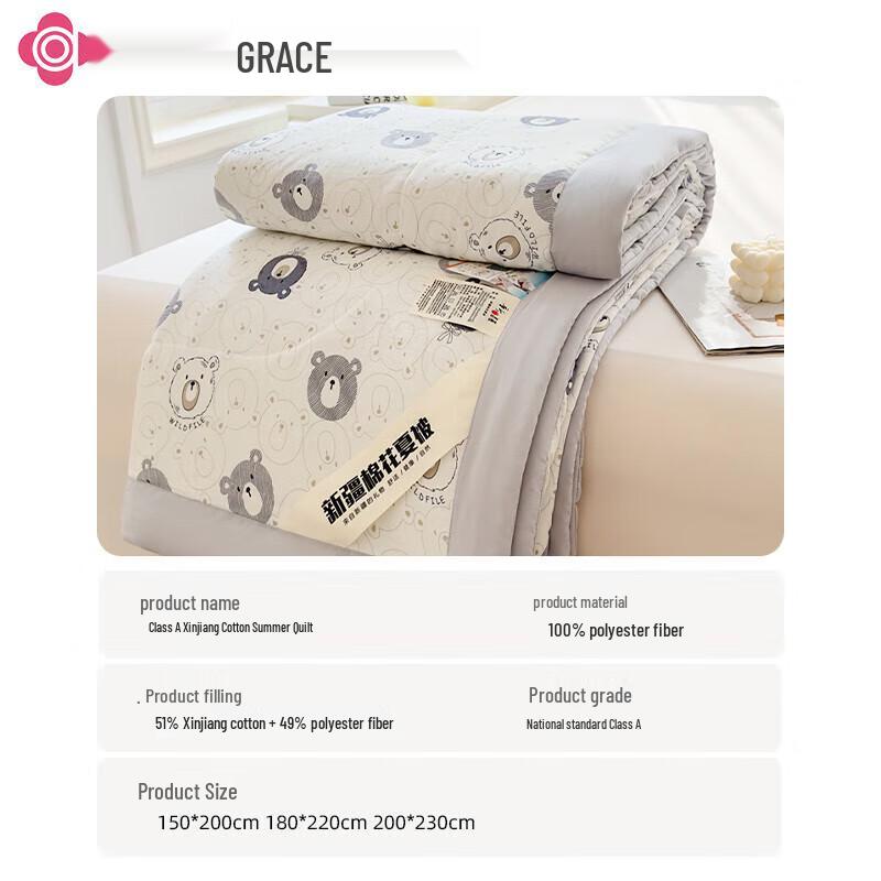 Jie Li Ya Waschbare Gewaschene Baumwolle Sommerdecke