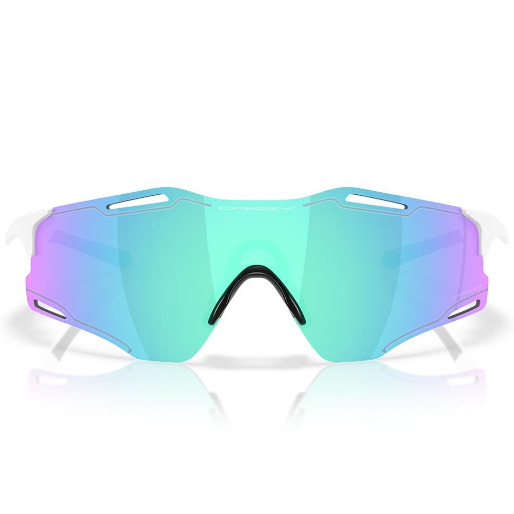 Oakley Sunglasses 0OO9512D CYBR ZERO POLISHED WHITE PRIZM SAPPHIRE 95120239 Polarized [Oakley]