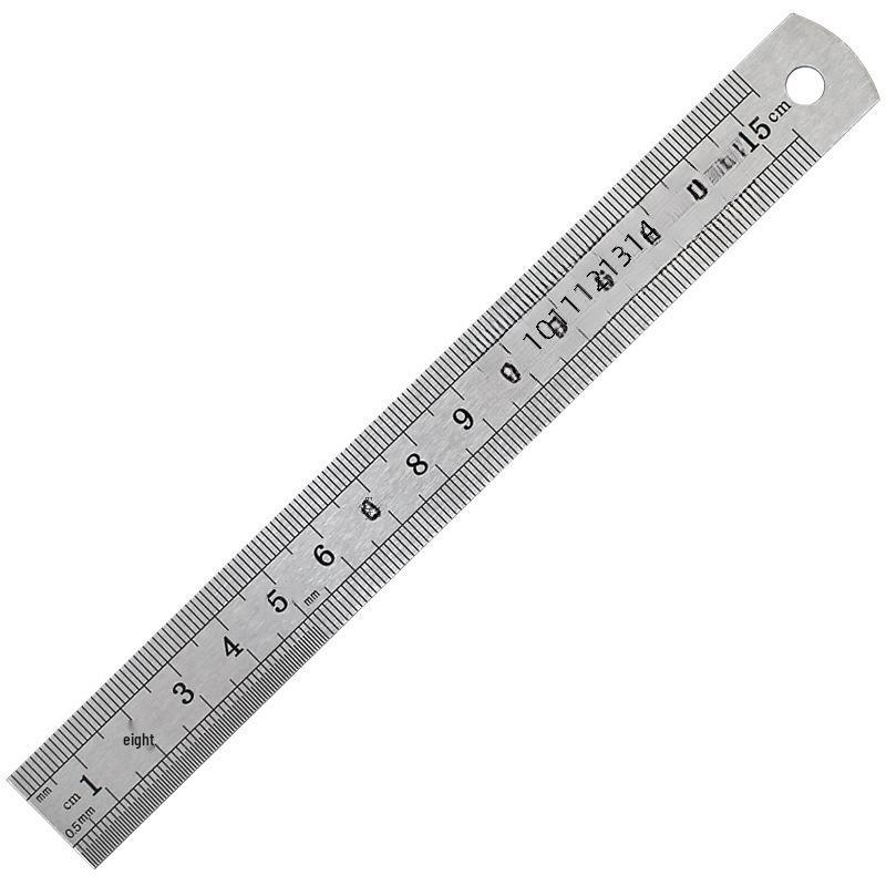 Set di righelli in acciaio neutro: Strumento di Misura Tester per Ferro da 15cm e 20cm