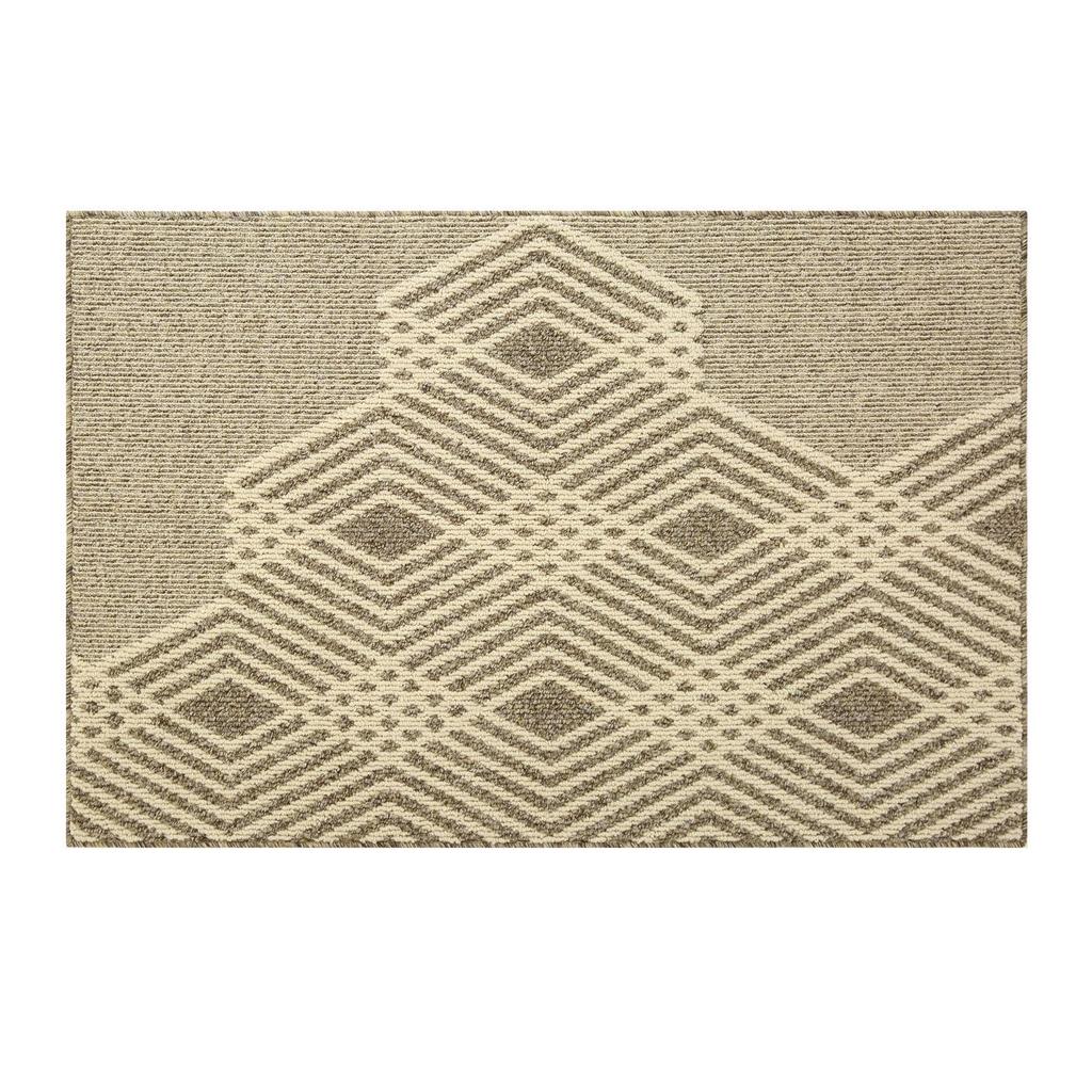 Nordic Style Dustproof Entrance Mat: Double-Layer Woven Polypropylene, Wear-Resistant, Sand-Scraper Hallway Floor Mat.