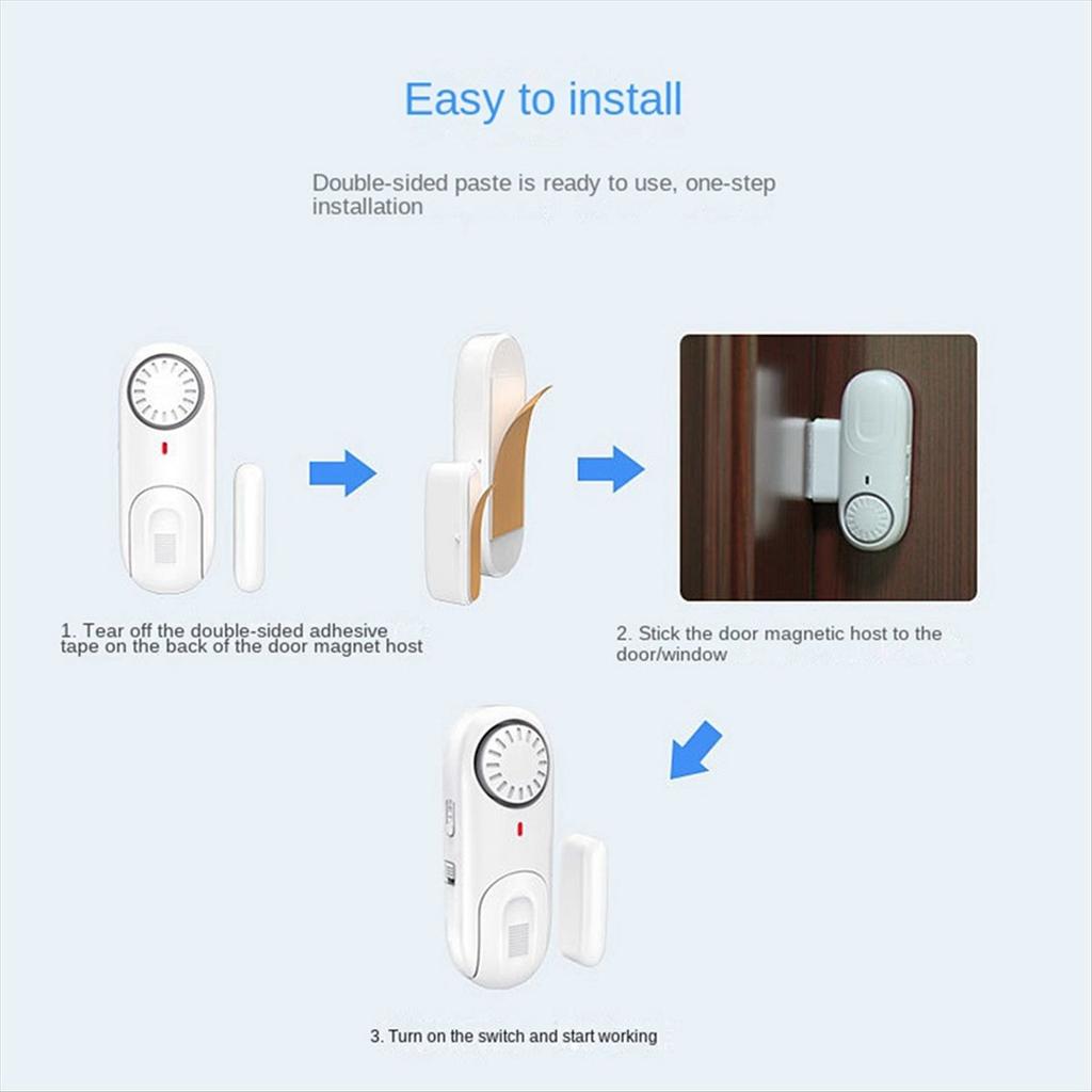 2025 New Door Open Alarm Smart Door Window Sensor Smart Home Door Detectors Door and Window Burglar Alarms