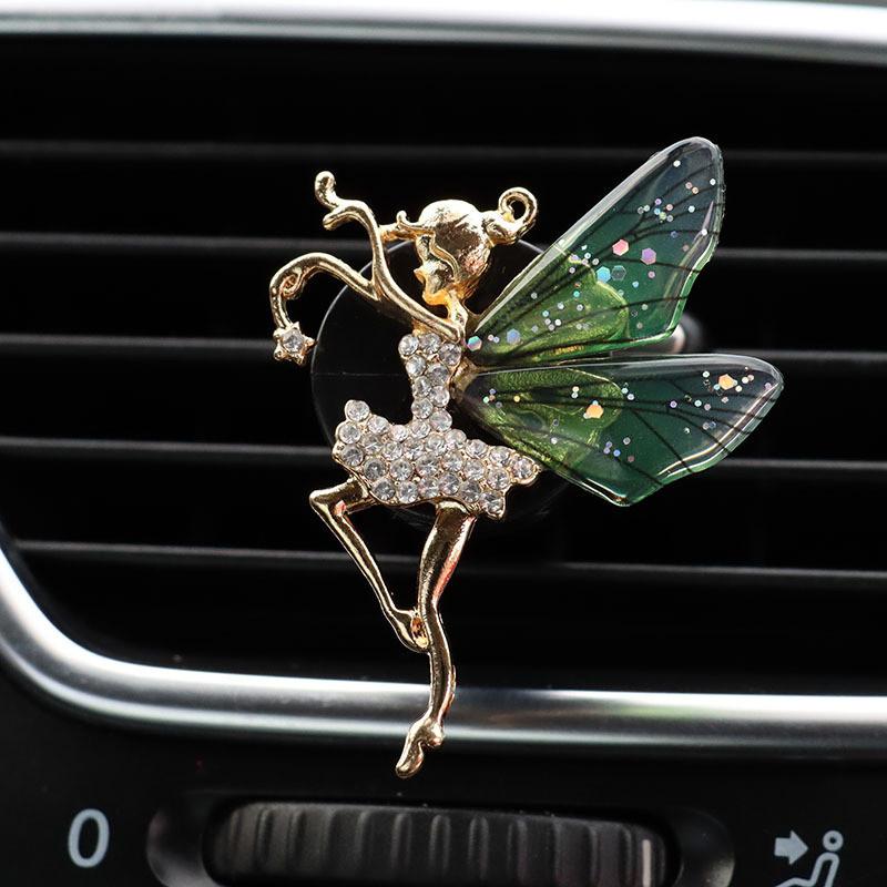 Exquisite Legierung Strass Biene Schmetterling Libelle Auto Lüftungsschlitz Parfüm Clip