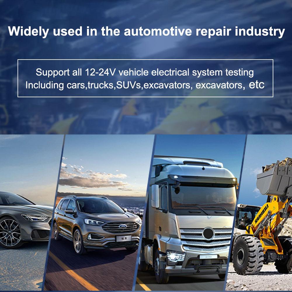 5V-40V Electrical System Tester Automotive Power Probe Kit LCD Display Resistance Voltage Tester Vehicle Electric Circuit Tester