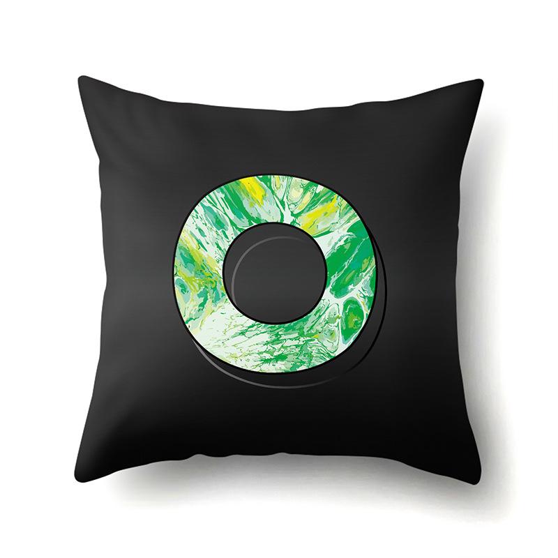 Polyester Pillowcase 3D Three-dimensional Effect Cushion Set Decorative Printing 26 English Letter Pillowcase