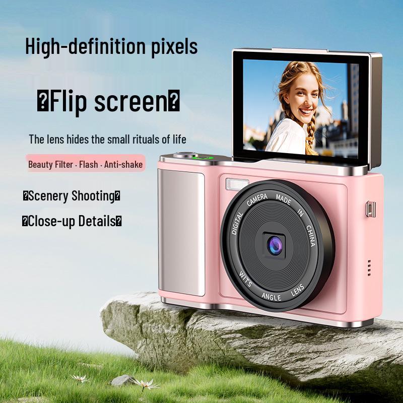

Entry-Level Digital Camera with Flip-Screen for Selfies - Ideal for Students (Consult before buying international products) білий