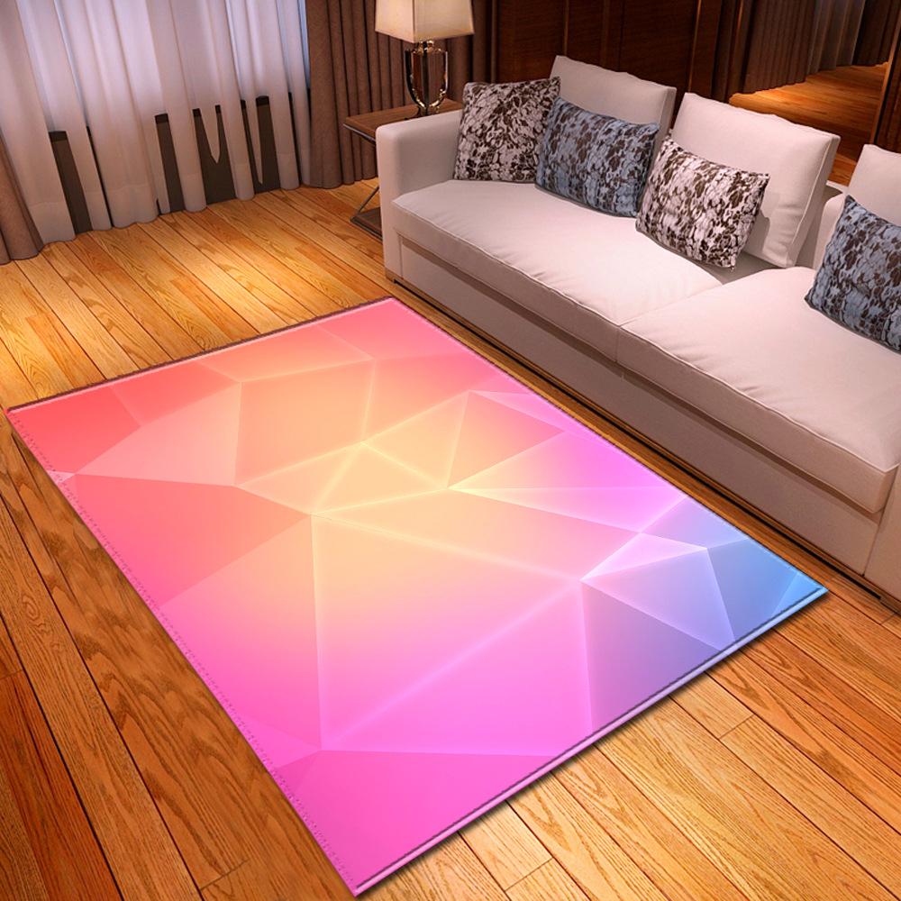 Geometric Shaped Floor Mat Bedroom Dining Room Carpet Carpet Doormat