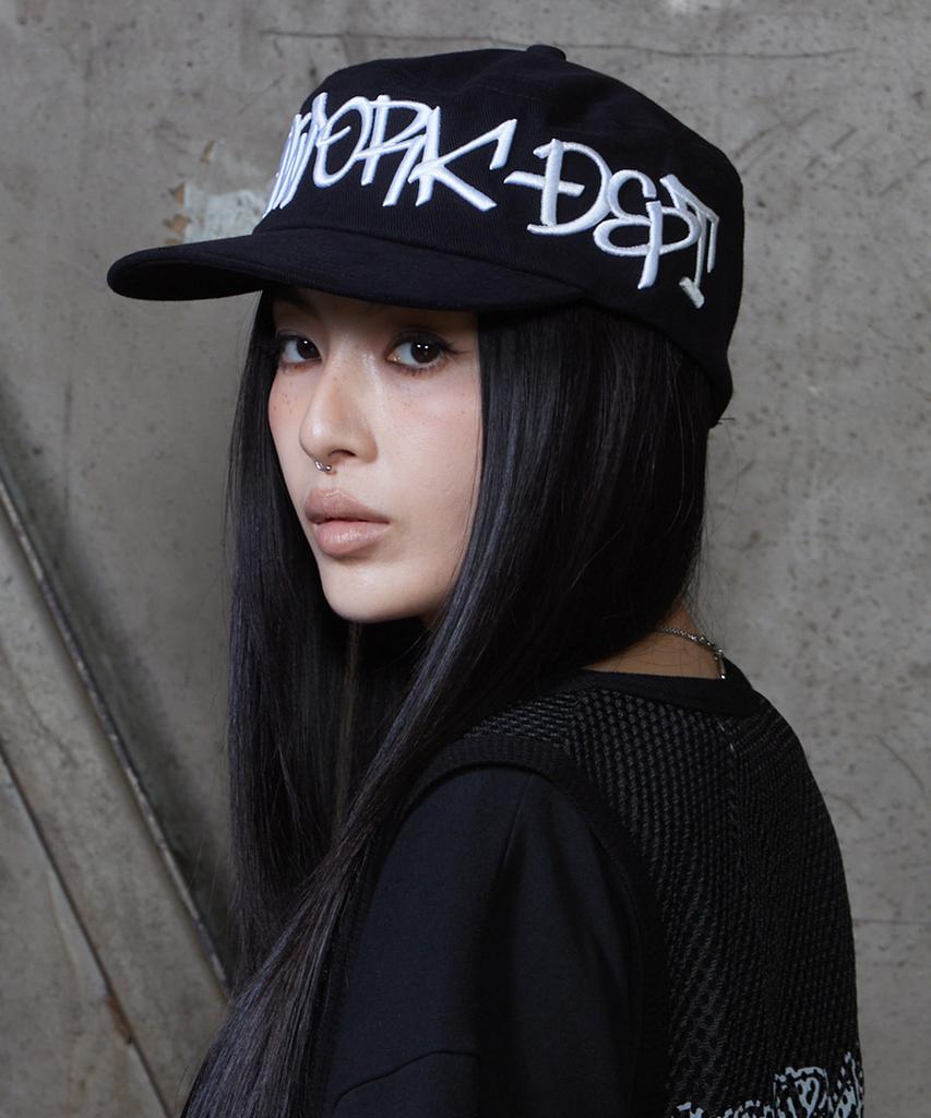 Naiteuwokeudeb N.W.D Graffiti Pillbox Cap_Black