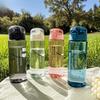 780ml/26oz BPA-Free Plastic Water Bottle, Leak-Proof & Fall-Proof, Transparent Large Capacity, Portable for Outdoor Travel