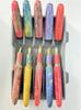 Handmade LacquerJinhao Pattern Stabilized Wood Fountain Pen Long Knife Nib Ink Pen School Office Supplies Students Writing Gift