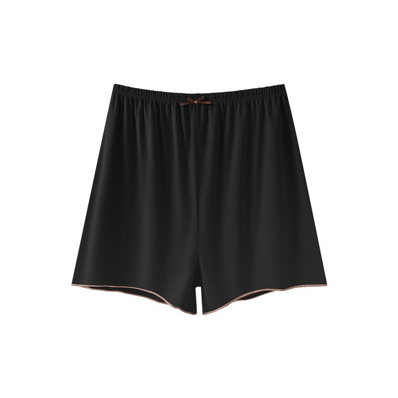 Women s Ice Silk Safety Shorts, Summer Thin, No Curling, Anti-Exposure, Breathable, Loose Fit, Plus Size, Casual Home Wear.