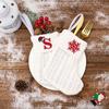 Embroidered Christmas Socks Alphabet Christmas Tree Pendant  Christmas Tree