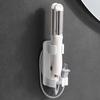 Wall Mounted Hair Styling Station - Curler, Straightener, And Dryer Holder, Bathroom Organizer For Home Accessories-ABSW