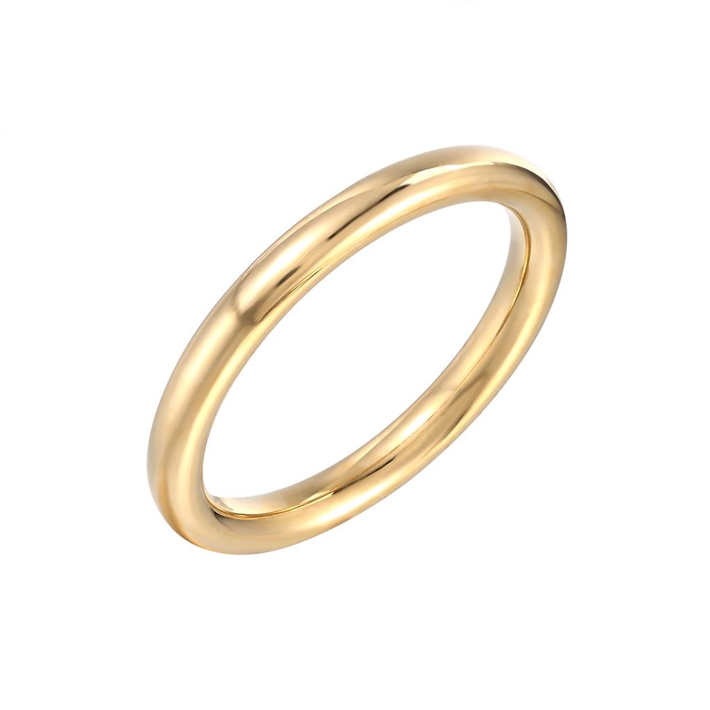Titanium Steel Smooth Ring Simple 3Mm Plain Ring Ins Fashionable And Versatile Couple Ring Premium Durable Quality
