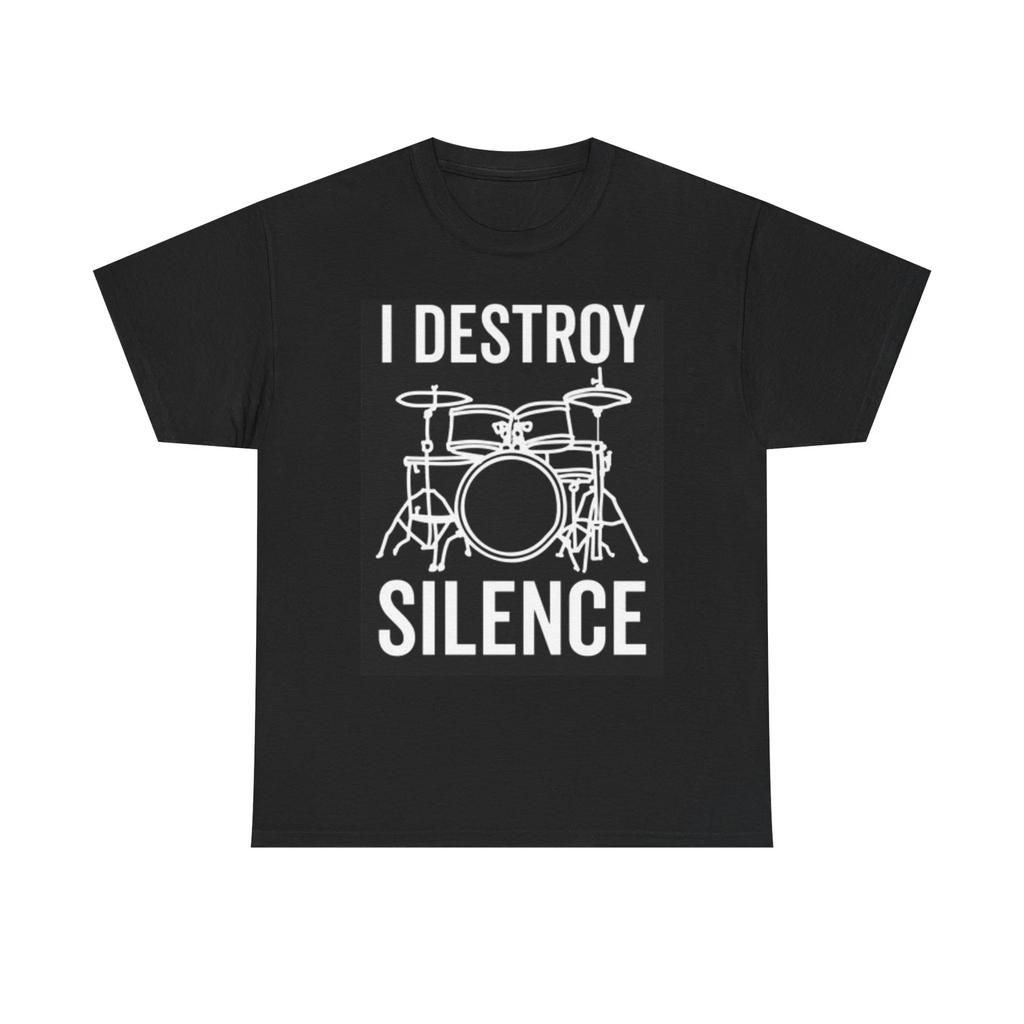 Men's and Women's T-shirts I Destroy Silence Graphic