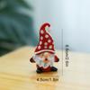 1PC Cartoon Image Handcrafted Fairy Garden Exquisite Glass Cute Christmas Tree Ornament Mini Santa Claus Figurines Desk Ornaments