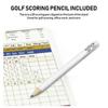 Outdoor Golfs Tees Holder Portable Golfs Tees Carriers Hanging Stand with 12pcs Tees, Green Fork, Pencil, GolfBall Marker