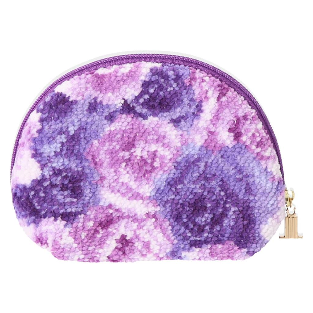 Lanvin Kollektion Chenille Tasche 08705001 Taschentuch Damen 08705001B Lila Ca.. 13cm B x 9.5cm H x 5cm T